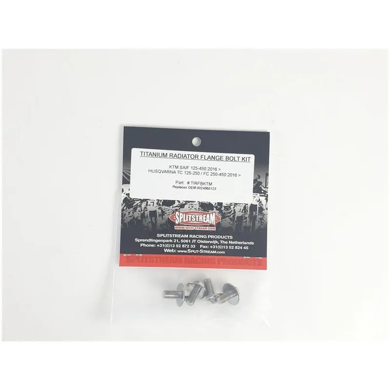 Versand Am Gleichen Tag Splitstream 4 Stück Kühlerspoiler Schrauben Kit für KTM Husqvarna 2016-