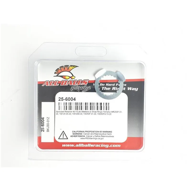 Super-Preis All Balls Motorritzel Sicherungsblech 10 Pack Yamaha WR250F 01-, YZ125 05-, YZ250F 01-,