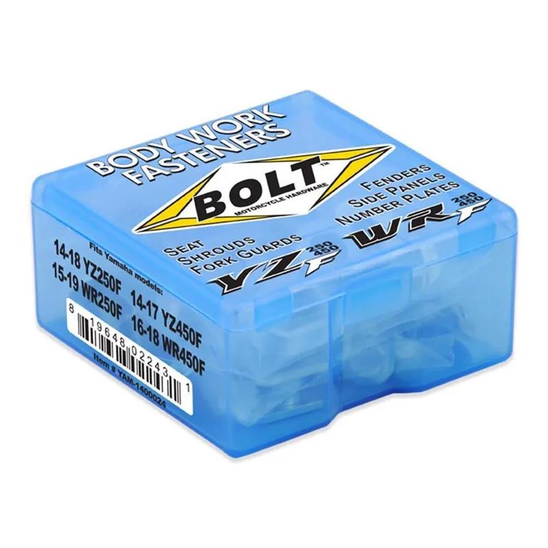 BOLT Schraubenkit für Plastikteile Yamaha YZ 450F 14-17, 250F 14-18, WR 450F 16-18, 250F 15-19 Kostenfreie Lieferung