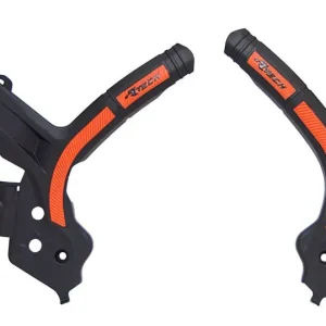 Rtech Grip Rahmenschützer für KTM SX/F 19-22, EXC 20-23 Schwarz Orange Top-Seller