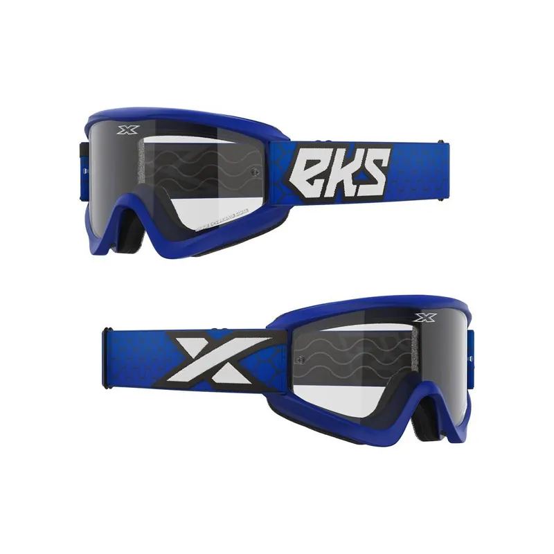 EKS GOX Brille ROYAL BLUE Klar Beliebt