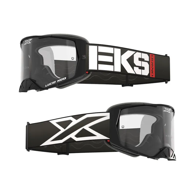Finale Aktion EKS LUCID RACE FACE GOGGLE CALIBER BLACK – CLEAR LENS