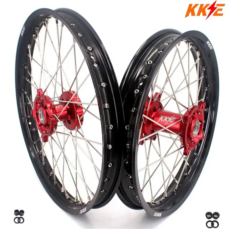 KKE Radsatz für Suzuki RMZ 250 07-, 450 05- 21×1.60/19×2.15 Rot Jetzt Bestellen
