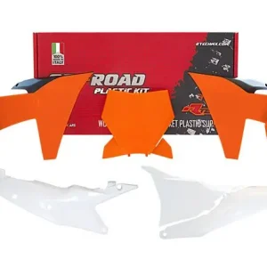 Rtech Plastikkit für KTM SX/SX-F 23- Orange/Weiß 6tlg Kostenloser Versand