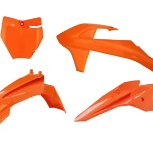 Kostenfreie Lieferung Rtech Plastikkit für KTM SX 50 16-23, SX-E3/5 -24 Orange 4 tlg.
