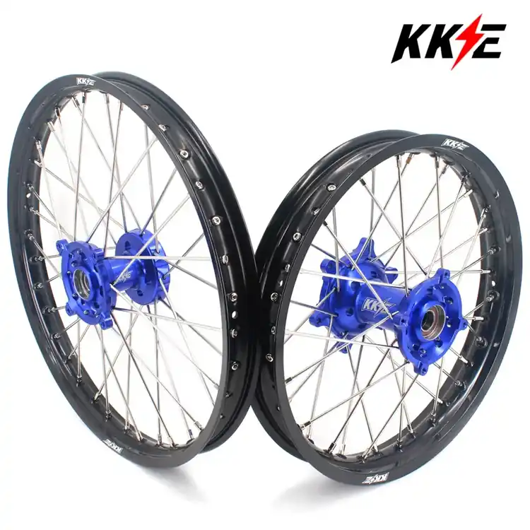 KKE Radsatz für Sherco SE/SEF 21×1.60/18×2.15 Blau Echt