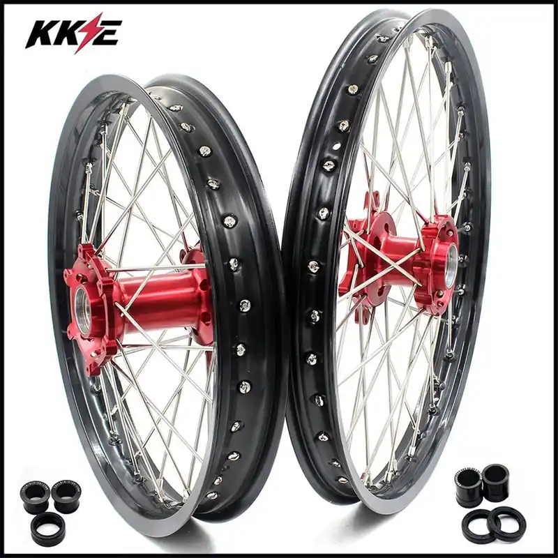 KKE Radsatz für Beta RR 13- 21×1.60/18×2.15 Rot Kostenfreie Lieferung