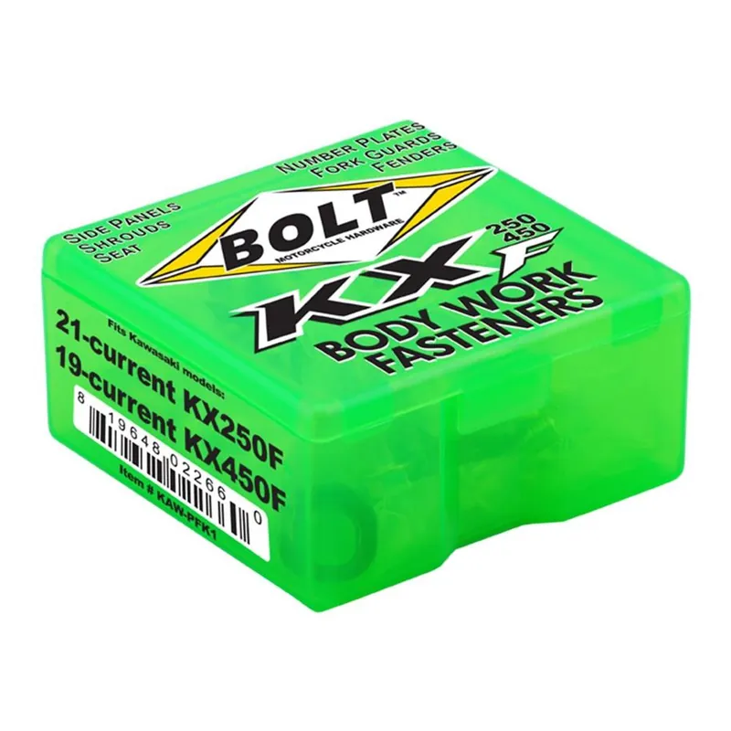 BOLT Schraubenkit für Plastikteile Kawasaki KX 250 21-, 450 19- Gratis Versand