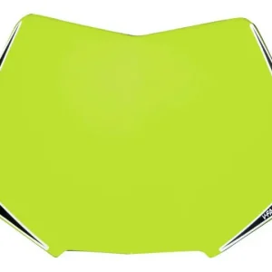 Kostenloser Versand V-Face Nummerntafel neon Gelb