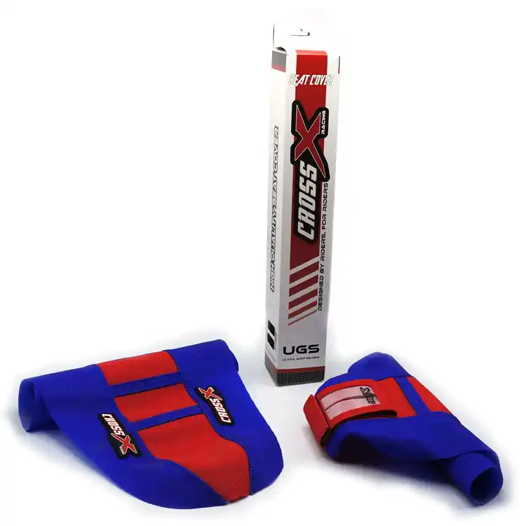Neue Ware CrossX Factory Sitzbezug für Beta RR/RS 2020- Blau/Rot mit Tasche