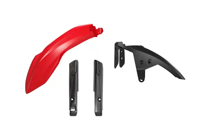 Rtech Rallye Kotflügel kit für Yamaha Tenerè 700 2019-2024 Rot 3 tlg. Highlight
