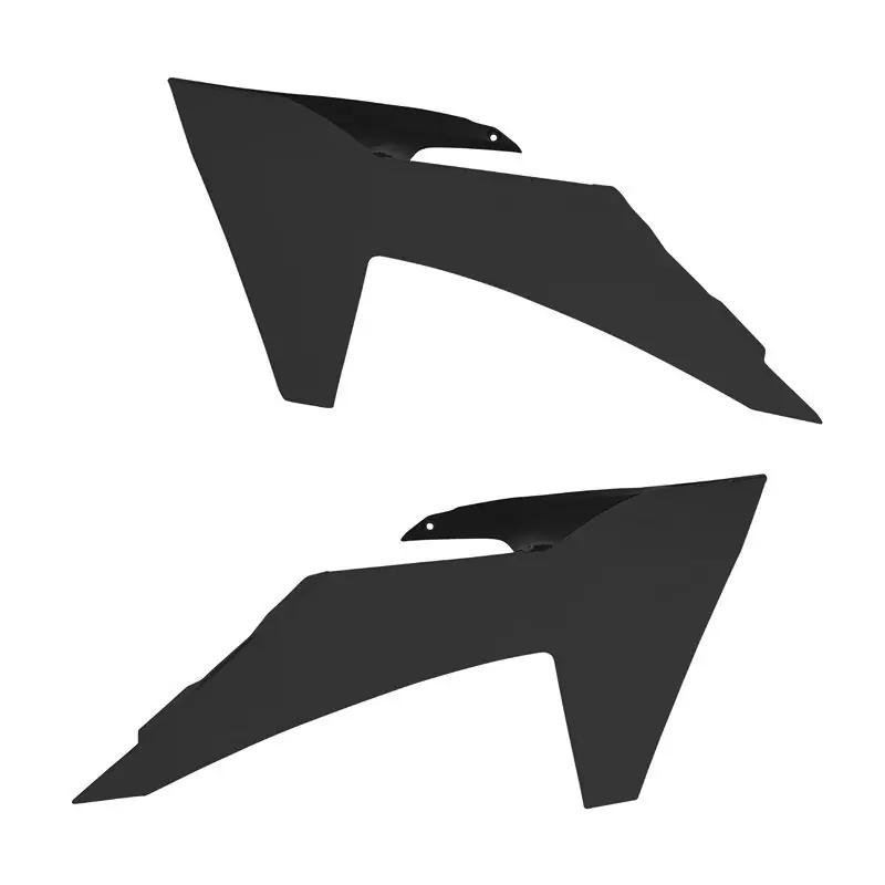 Zertifiziert Rtech Kühlerspoiler für KTM SX/SXF 23-24, EXC 24-25 Schwarz