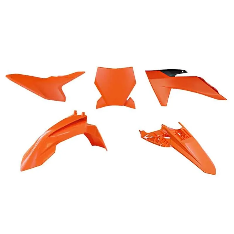 Zertifiziert Rtech Plastikkit für KTM SX 50 24- Orange 5 tlg.