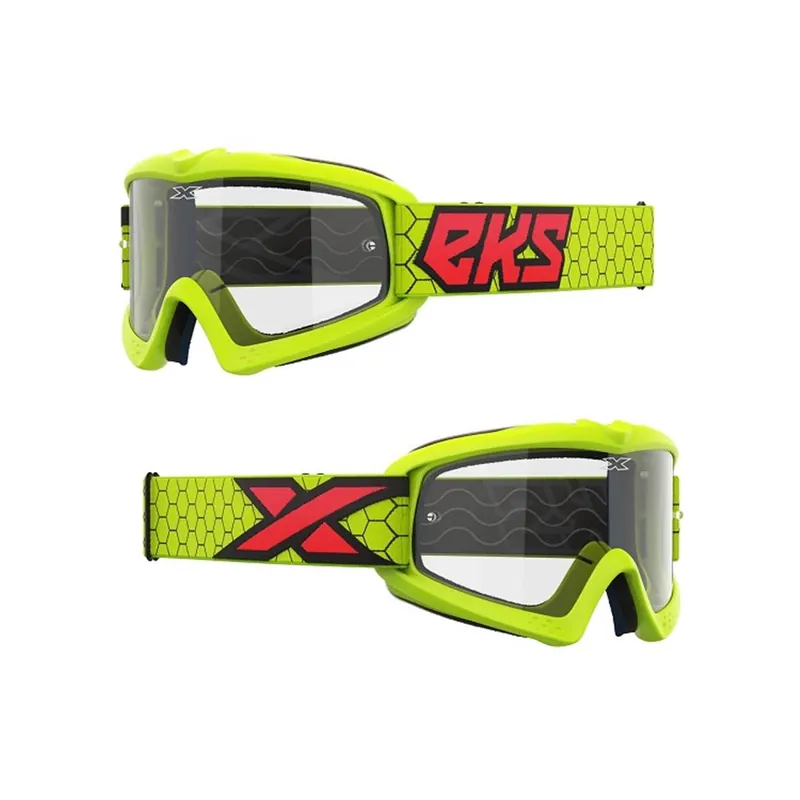 EKS XGROM Kinderbrille gelb mit klarem Glas Preisknaller