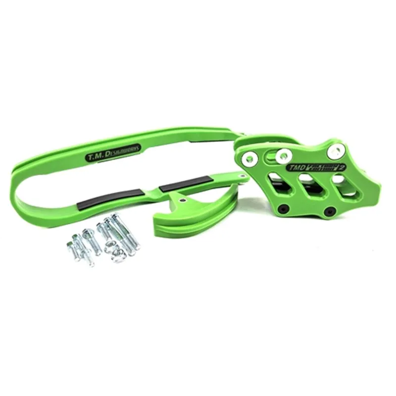 TMD Kettenführungskit für Kawasaki KX 450 24-, 250 25- Grün Neue Ware