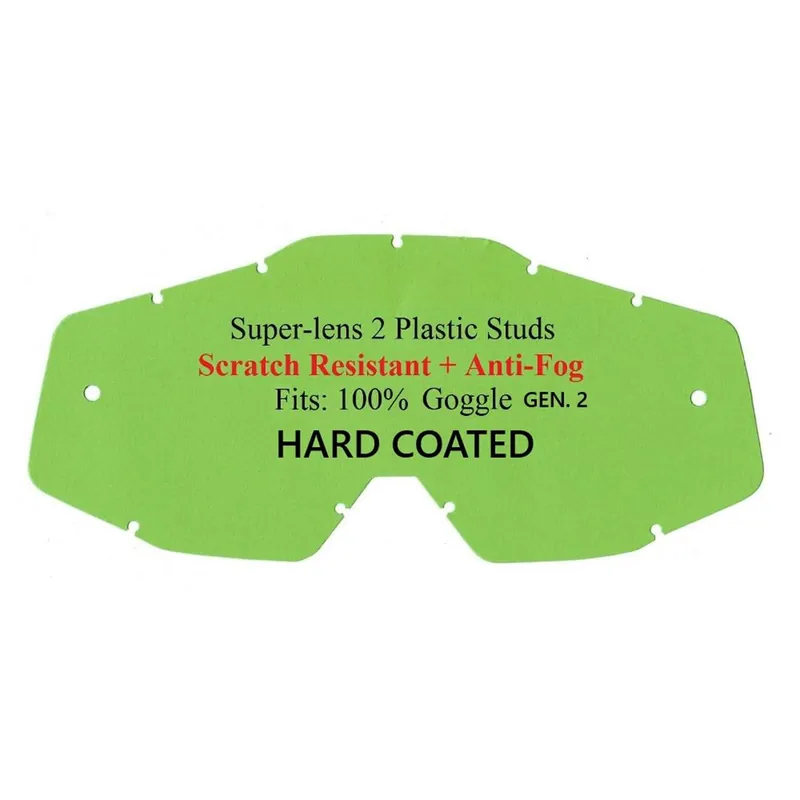 RNR Ersatzglas hard coated für 100% Gen. 2 Brillen klar Preisknaller