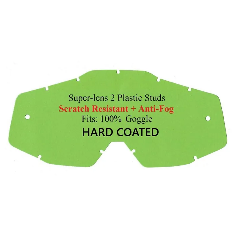 Markenware RNR Ersatzglas hard coated für 100% Brillen klar