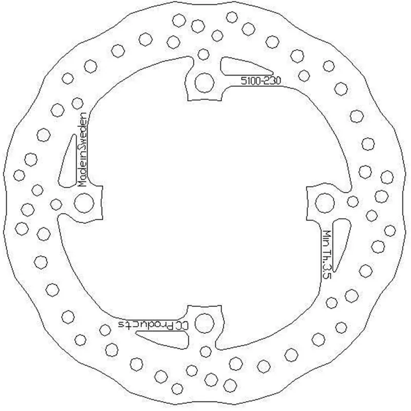 Bremsscheibe hinten Sherco 13- Saisonangebot