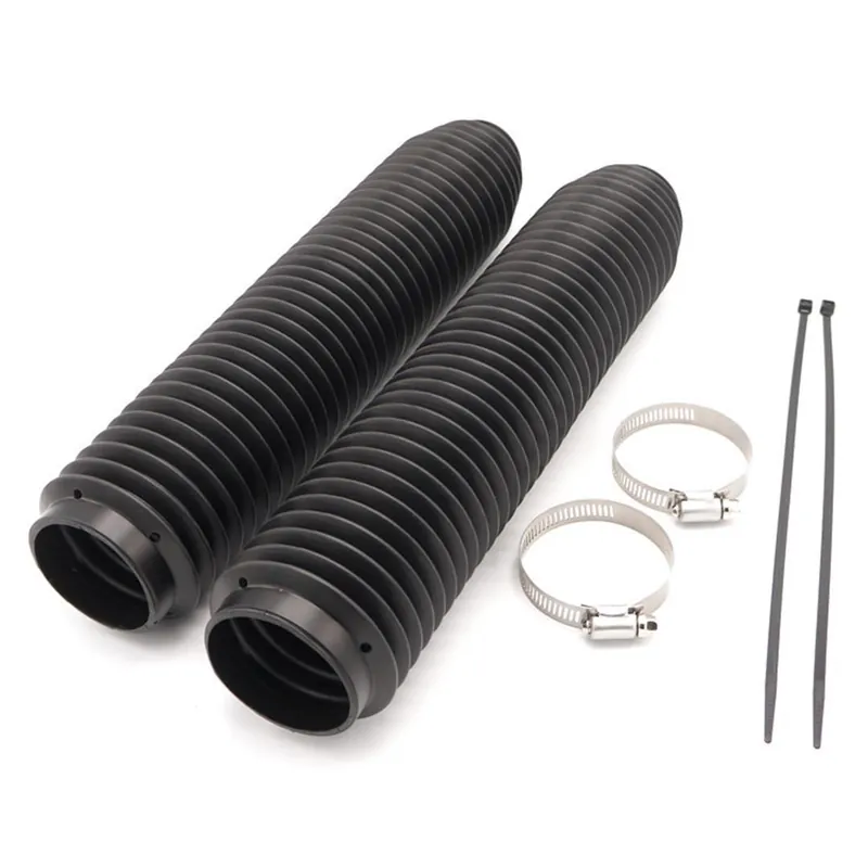 Faltenbalg 370mm für 41-43mm Gabeln Schwarz Preiswert