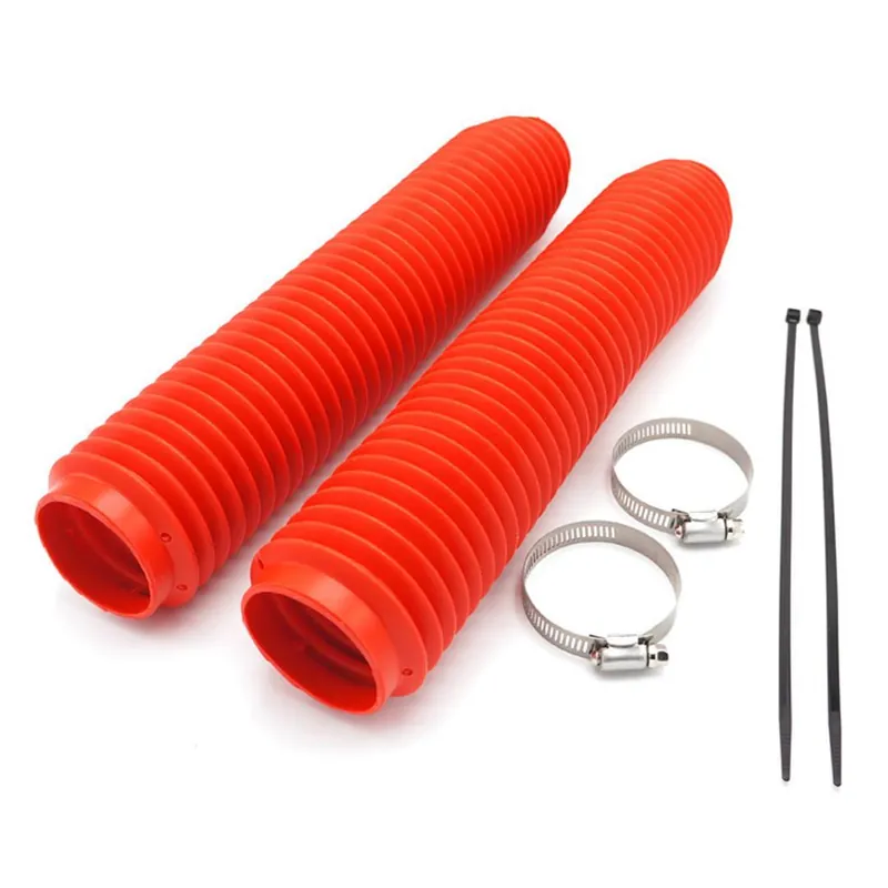 Faltenbalg 370mm für 41-43mm Gabeln Rot Billig
