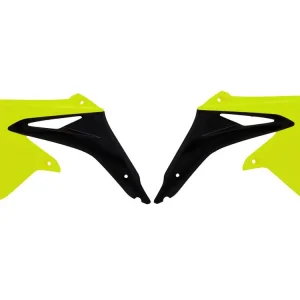 Super-Preis Kühlerspoiler RMZ 450 08-17 neon gelb/schwarz