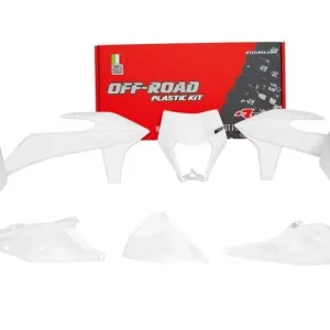 Finale Aktion Rtech Plastikkit für KTM EXC 20-23 Weiß 6-teilig