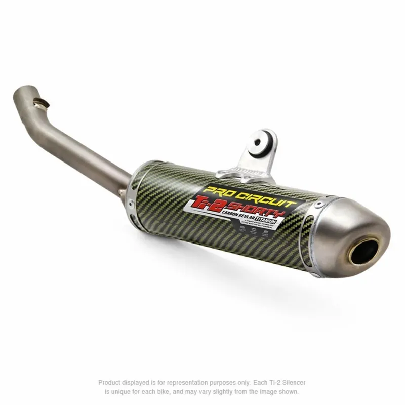 Must-Have Pro Circuit Ti-2Carbon Titan Schalldämpfer für KTM SX 19-22 125/150, Husqvarna TC 19-22 125/150