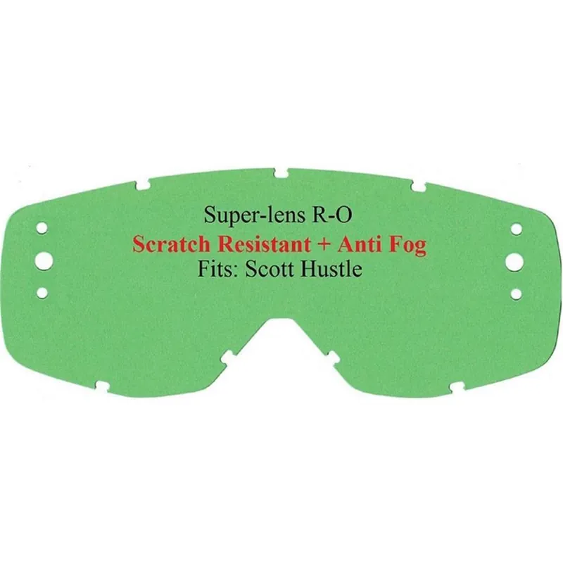 E-Glas Scott Hustle R-OFF (3Loch) kratzf. klar Direkt Vom Hersteller
