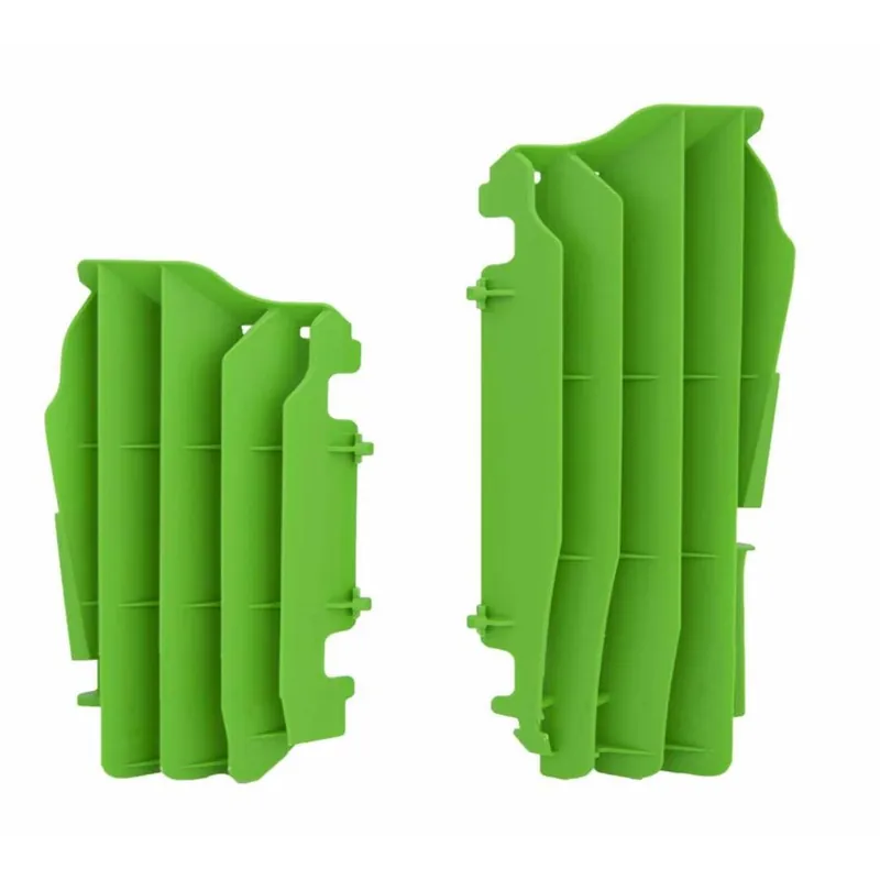 Abverkauf Rtech Oversize Kühlerschutzlamellen Kawasaki KX 450 16-23, 250 17-24 Grün