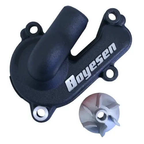 Sonderangebot Boyesen SUPERCOOLER Wasserpumpendeckel und Impellerkits KTM 250 350 SX-F 16-, EXC 17-, Husqvarna FC 16-, FE 17- Schwarz