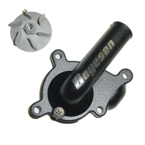 Boyesen SUPERCOOLER Wasserpumpendeckel und Impellerkits Suzuki RM 250 03-08 Schwarz Garantierte Lieferung