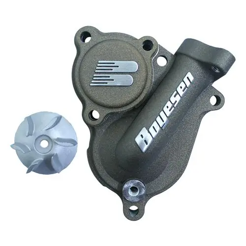 Preis Gesenkt Boyesen SUPERCOOLER Wasserpumpendeckel und Impellerkits Kawasaki KX 250F 17- Magnesium