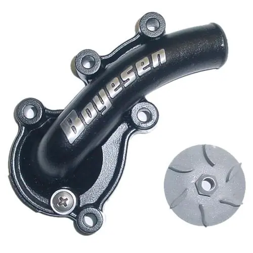 Boyesen SUPERCOOLER Wasserpumpendeckel und Impellerkits Honda CR 125 05-07 Schwarz Abverkauf