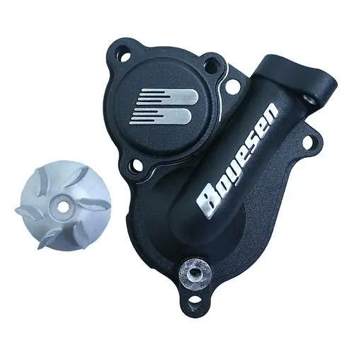 Boyesen SUPERCOOLER Wasserpumpendeckel und Impellerkits Kawasaki KX 250F 17- Schwarz Neu Im Sortiment