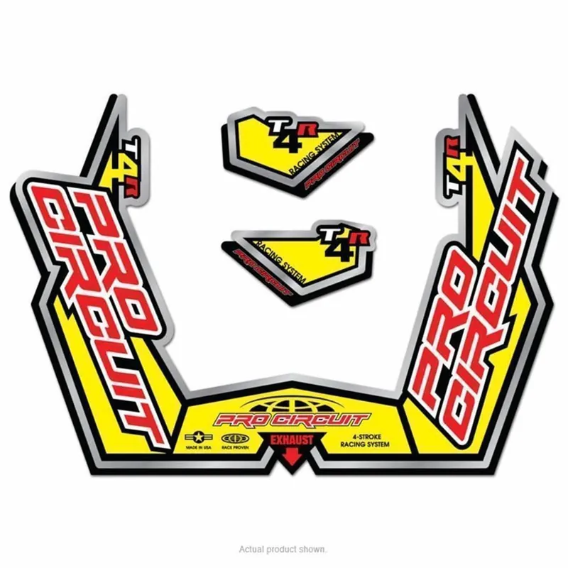 Pro Circuit Auspuffsticker T-4R Markenware
