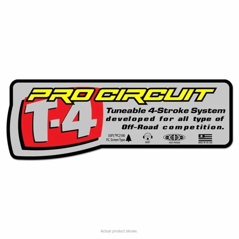 Sonderaktion Pro Circuit Auspuffsticker T-4