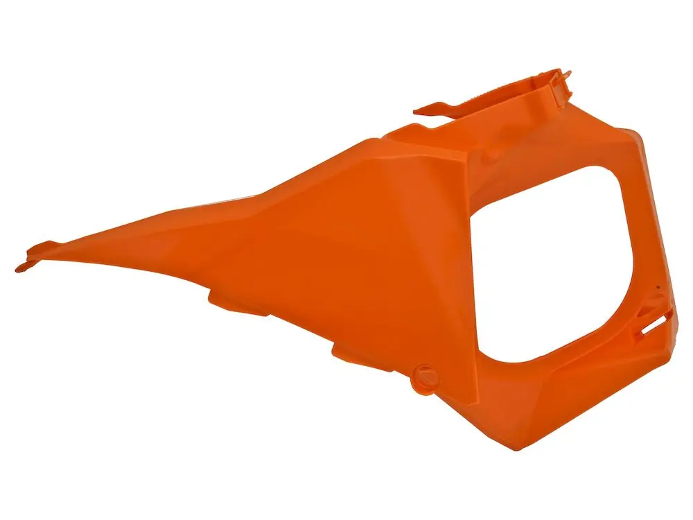 Airbox Abdeckung rechts SX 07-10, EXC 08-11 Orange Finale Aktion