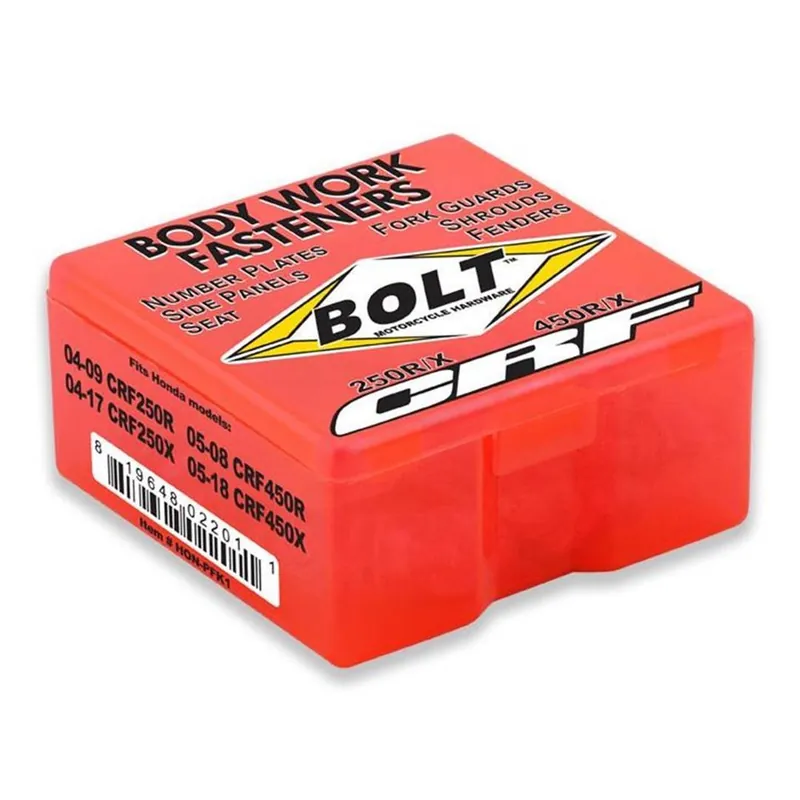 Gratis Versand BOLT Schraubenkit für Plastikteile Honda CRF 250 04-09 450 05-08, CRF 250X 04-17 450X 05-18