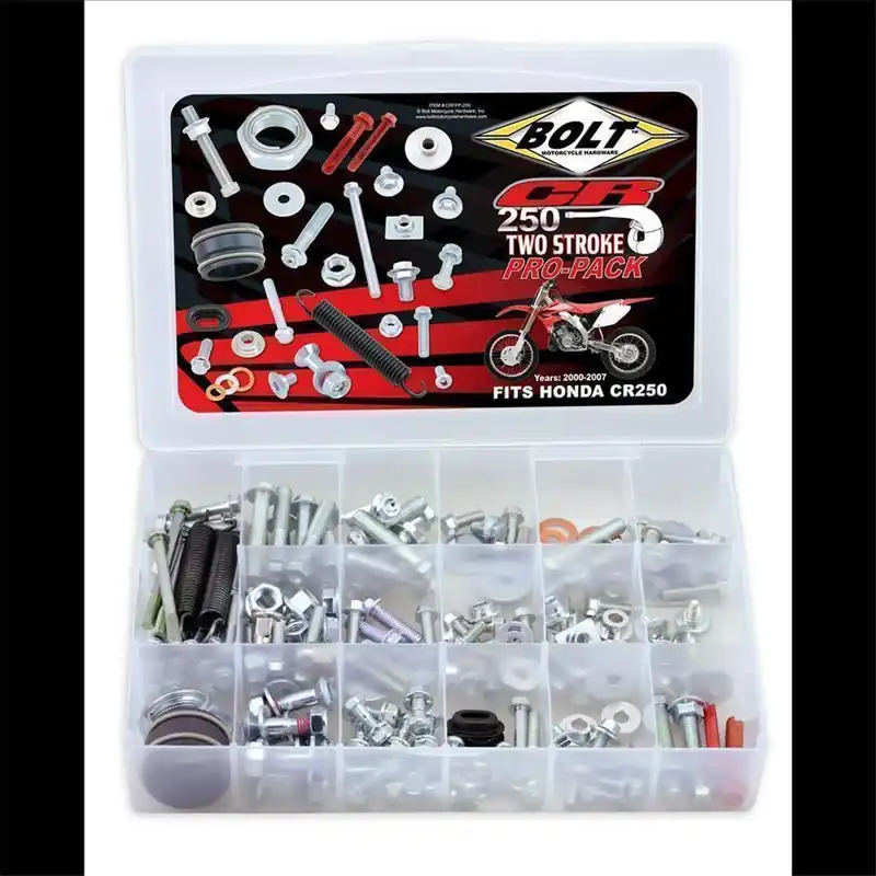Mega-Angebot BOLT Two Stroke Pro-Pack Schraubenkit CR 250 2000-2007