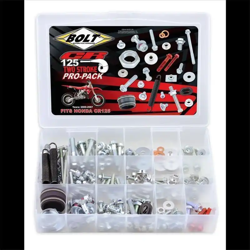 BOLT Two Stroke Pro-Pack Schraubenkit CR 125 2000-2007 Begrenztes Angebot
