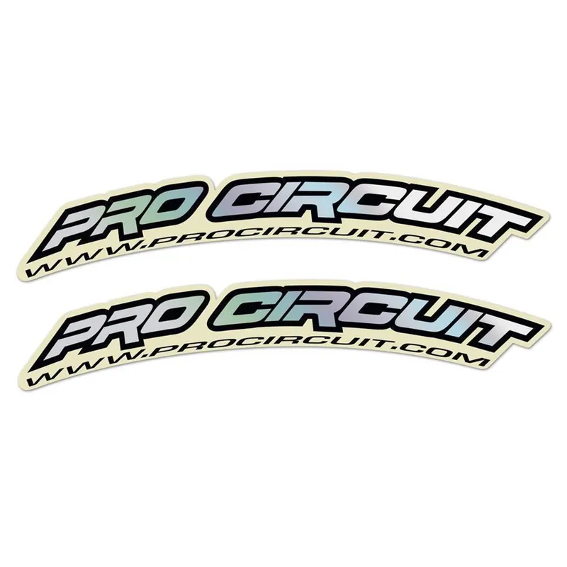 Top-Preis Pro Circuit Pitbike Kotflügel Sticker Hologramm