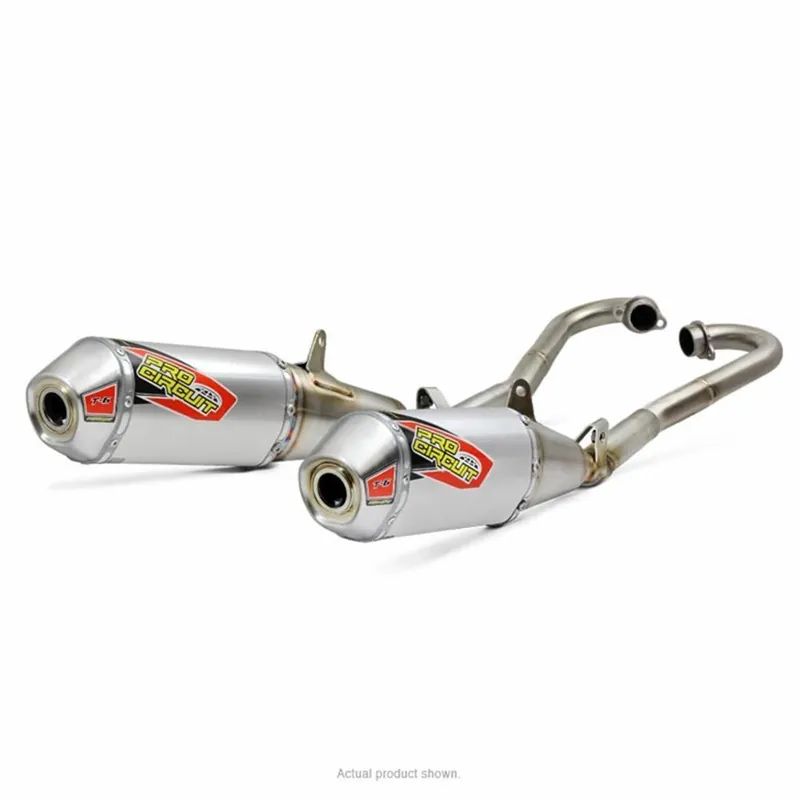 Pro Circuit T-6Stainless Steel Dual System Honda CRF 250 2018-19 SS/AL Nur Für Kurze Zeit