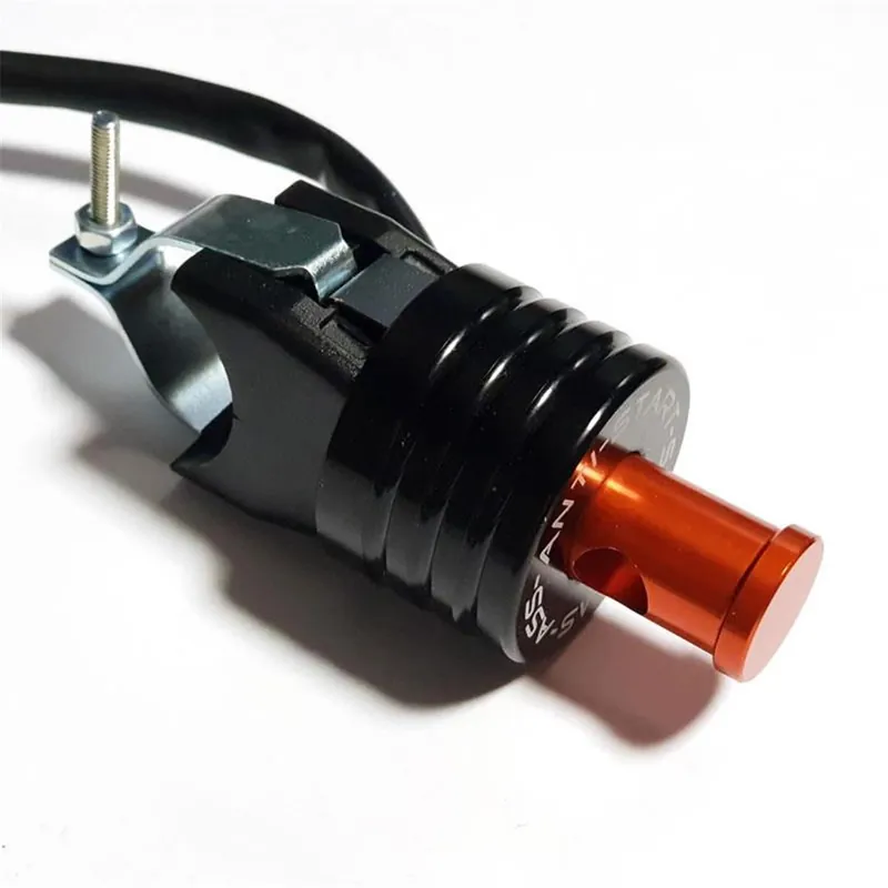 Neue Ware Startknopfsicherung für Motocross und Enduro Maschinen Orange