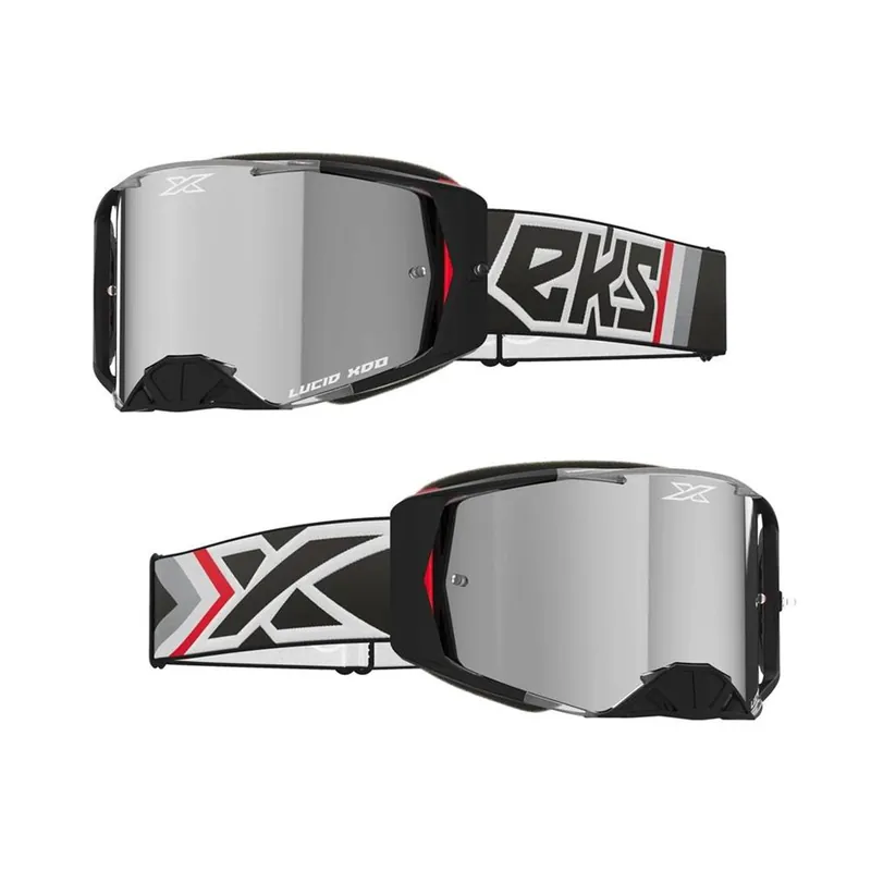 Neu EKS Lucid Brille BLACK/RED/SILVER