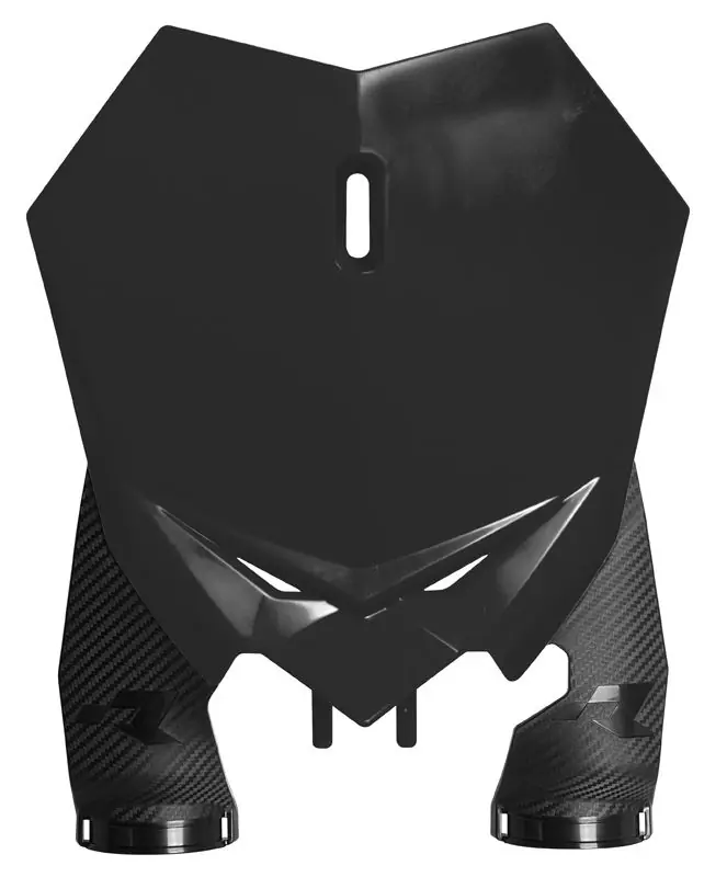 Rtech Factory Nummerntafel vorn BETA RR 20- Schwarz Kracherpreis