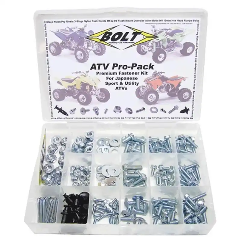 Meistverkauft BOLT Pro-Pack ATV Schraubenkit 225-teilig