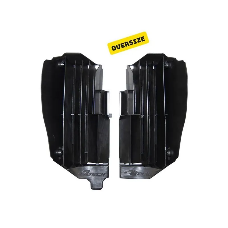 Neue Ware Rtech Oversize Kühlerschutzlamellen YZF250 19- / YZ 450F 18- Schwarz