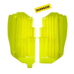 Letzte Chance Rtech Oversize Kühlerschutzlamellen Yamaha YZ 450F 18-22, 250F 19- Neon Gelb