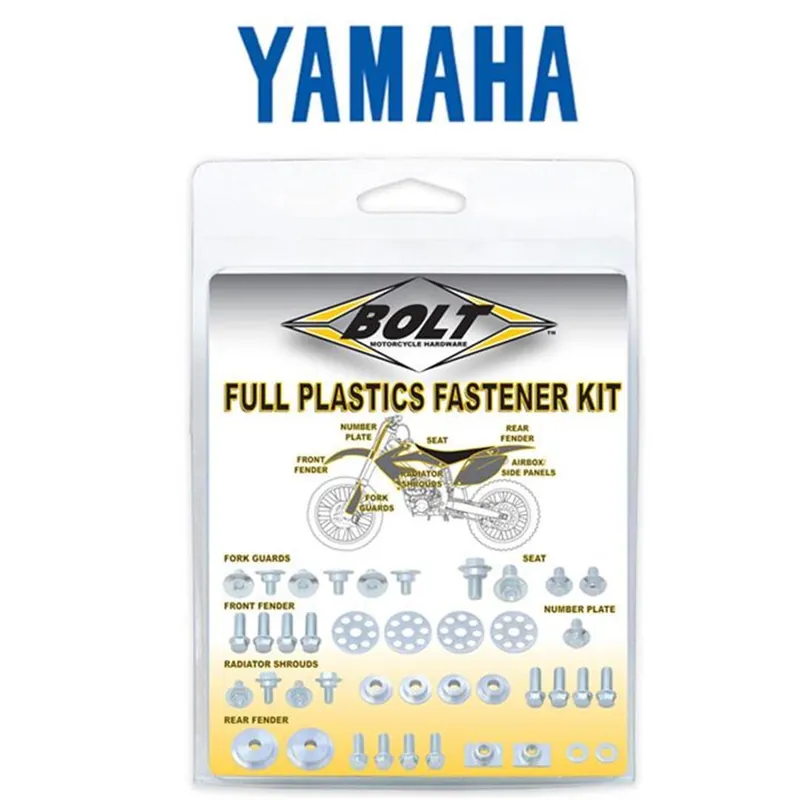 BOLT Schraubenkit für Plastikteile Yamaha YZ 450F 18-22, 250F 19-23, WR 450F 19-23, 250F 20-24 Angebot