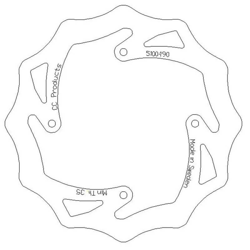 Super-Preis Bremsscheibe hinten KTM SX 85 11-16 / Husqvarna TC 85 14-16